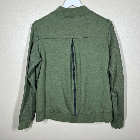 Nike Tech NSW Women’s Fleece Destroyer Zip Up Jacket Green Size Medium - Picture 9 of 12